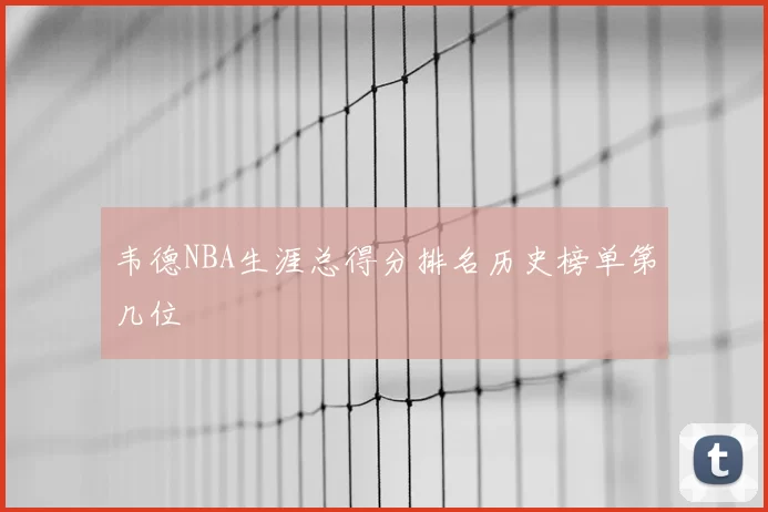 韦德NBA生涯总得分排名历史榜单第几位